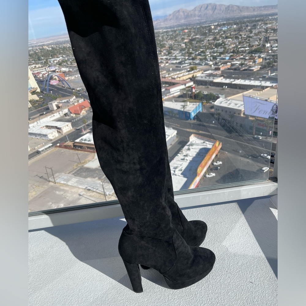 Aldo Thigh High Platform Boot Size 10